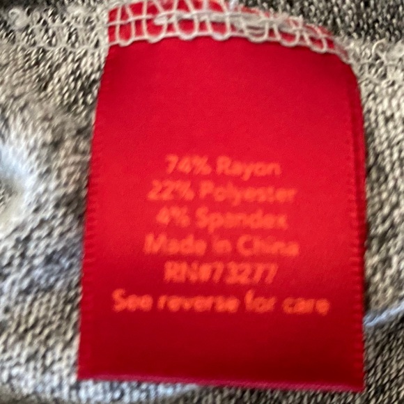 Jennifer Lopez Twist Front Long Sleeve Top Large - Picture 6 of 7